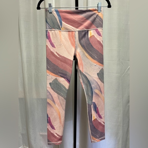 Athleta Pants - Athleta Elation 7/8 Tights Vibrance Orchard Pink | size Small